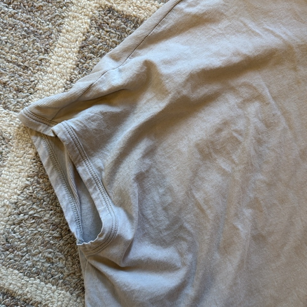 Vince Ribbed Short Sleeve Tee - Picture 2 of 2